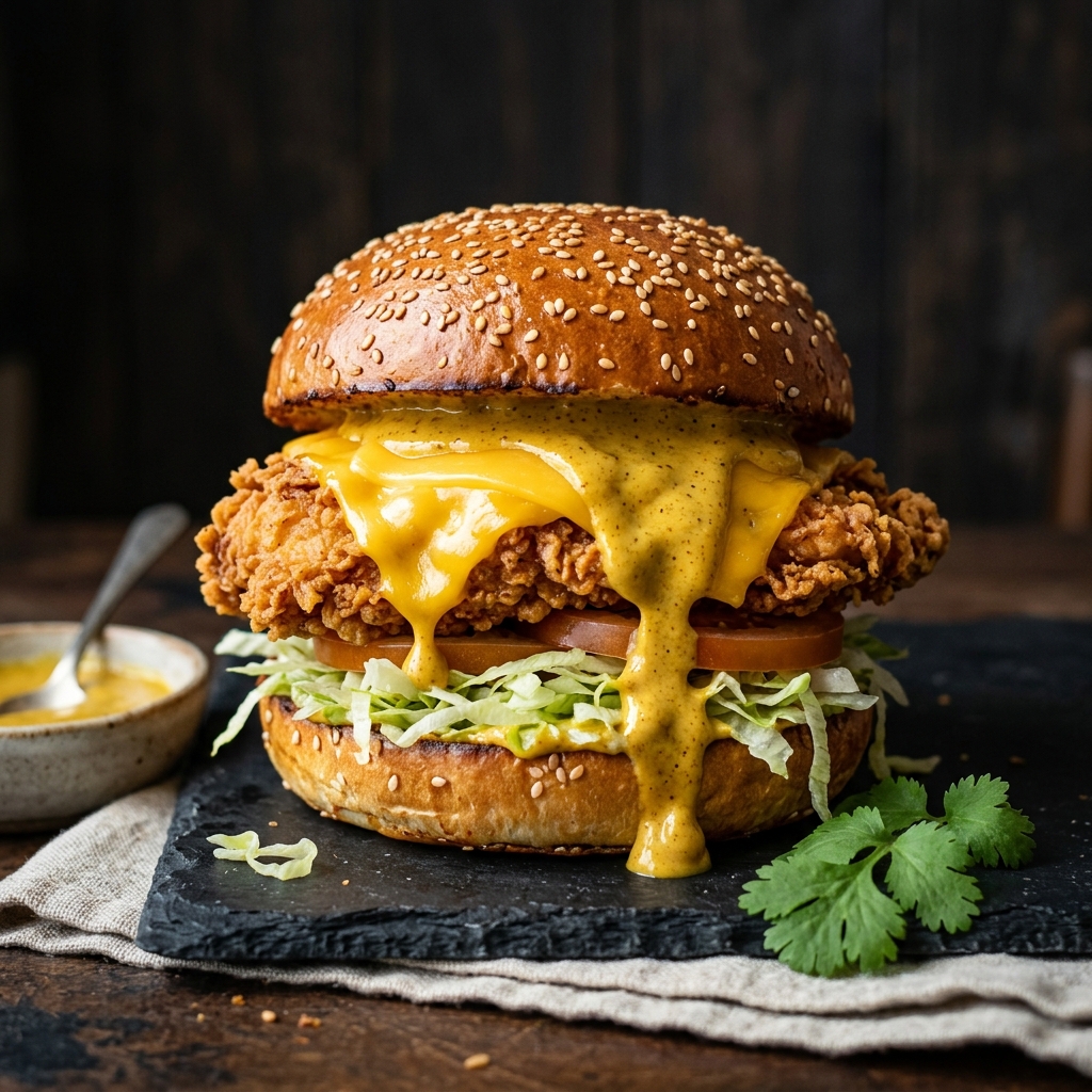 Burger Poulet Forestier